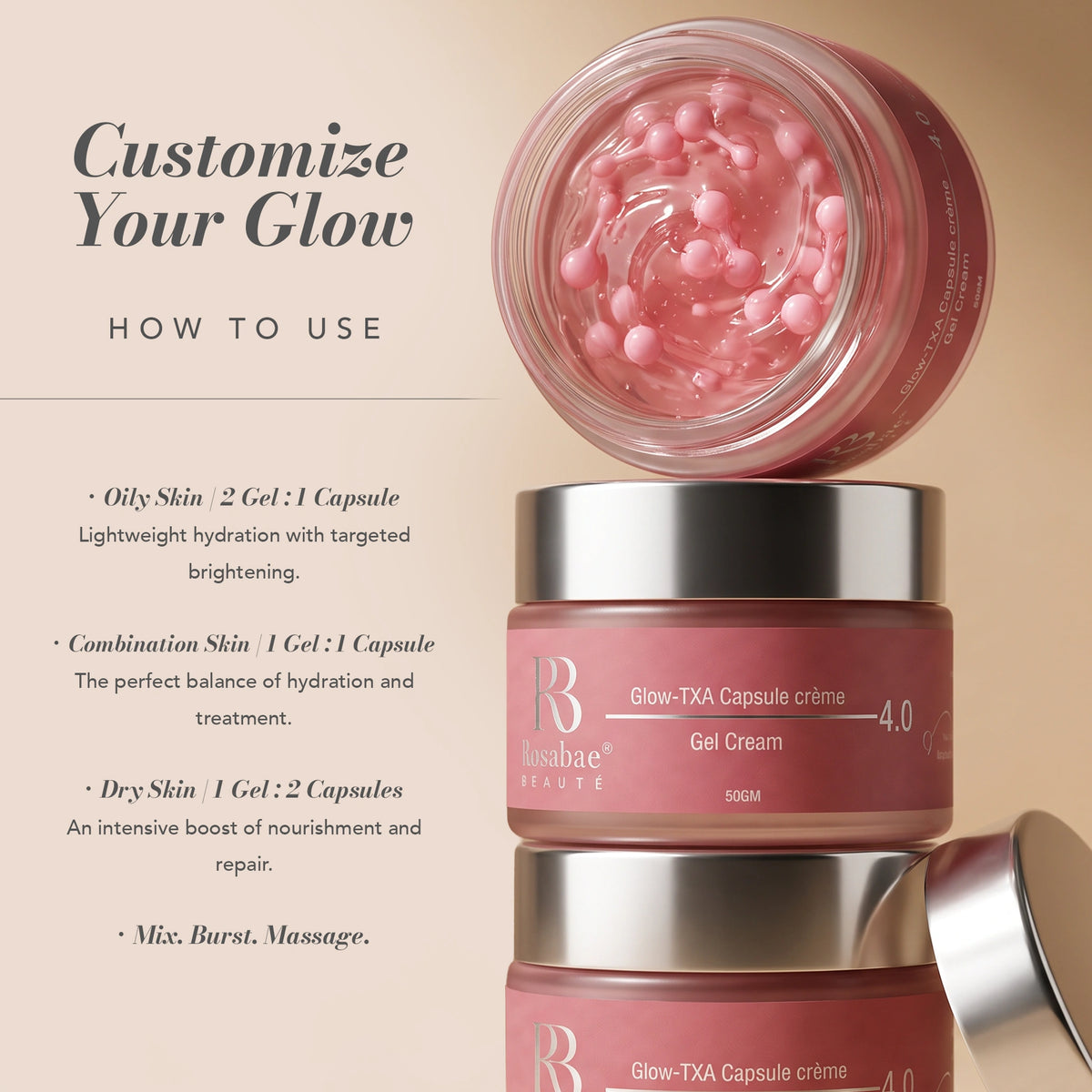 GLOW TXA CAPSULE CRÈME 4.0